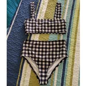 Fashion Nova Bikini Gingham High Waisted